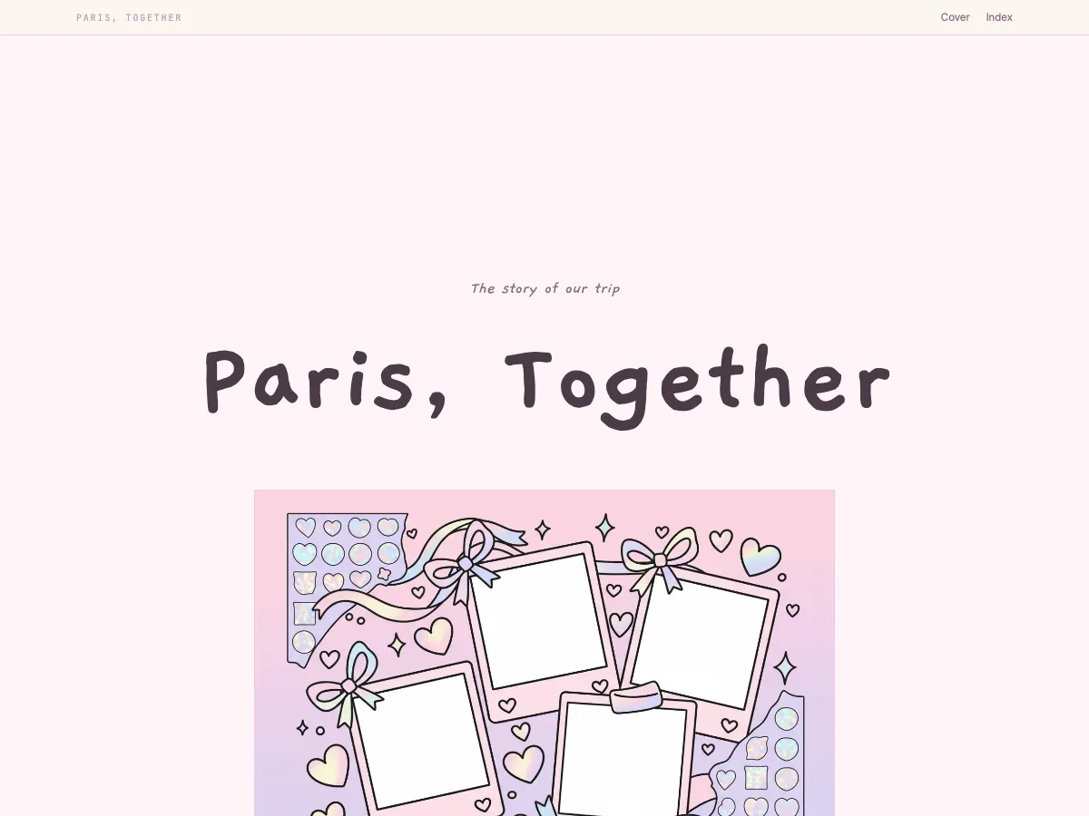 Photocard edition — Y2K pastel deco aesthetic